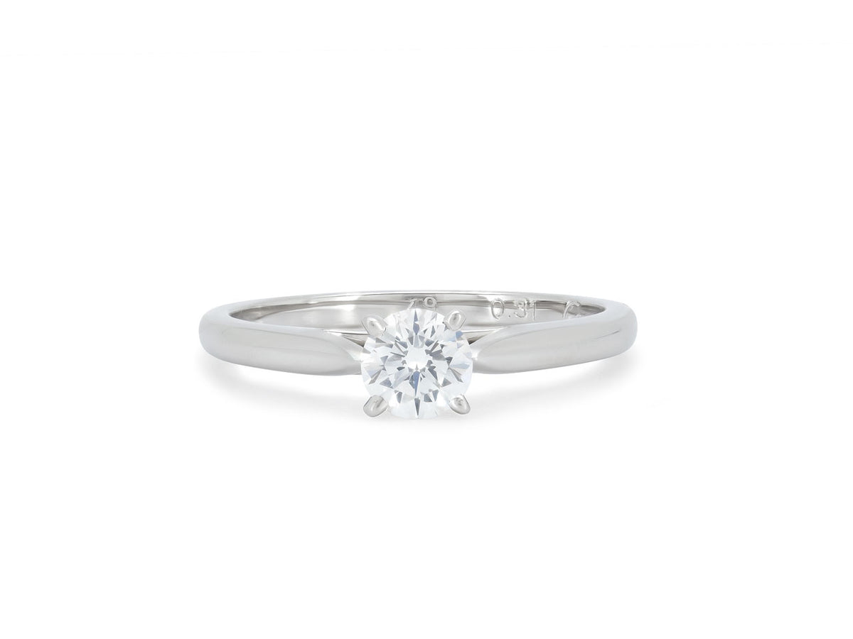 Anillo de Diamante Cartier 'Solitaire 1895', 0.31 quilates, en Platino