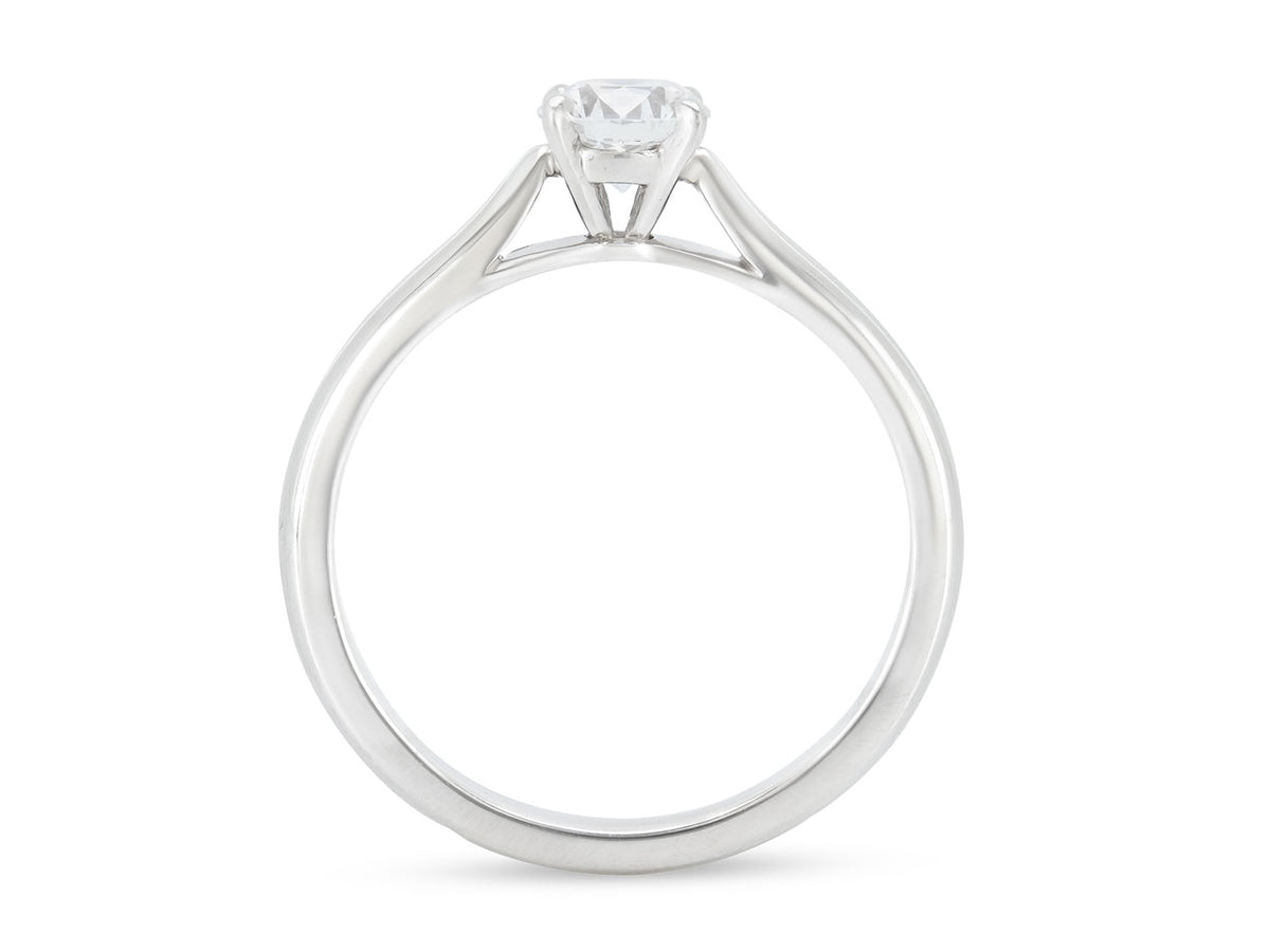 Anillo de Diamante 'Solitaire 1895' de Cartier, 0.42 quilates, en Platino