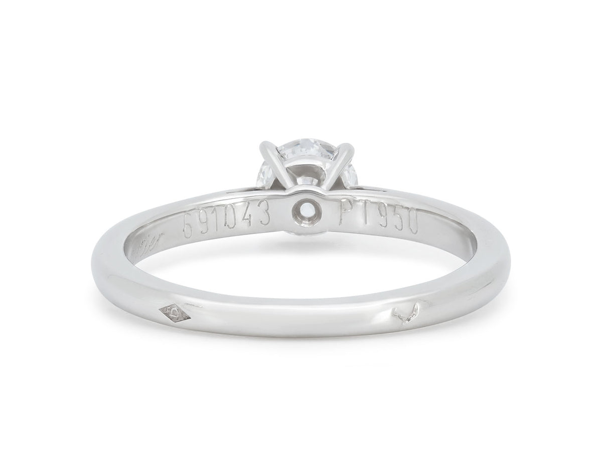 Anillo de Diamante 'Solitaire 1895' de Cartier, 0.42 quilates, en Platino