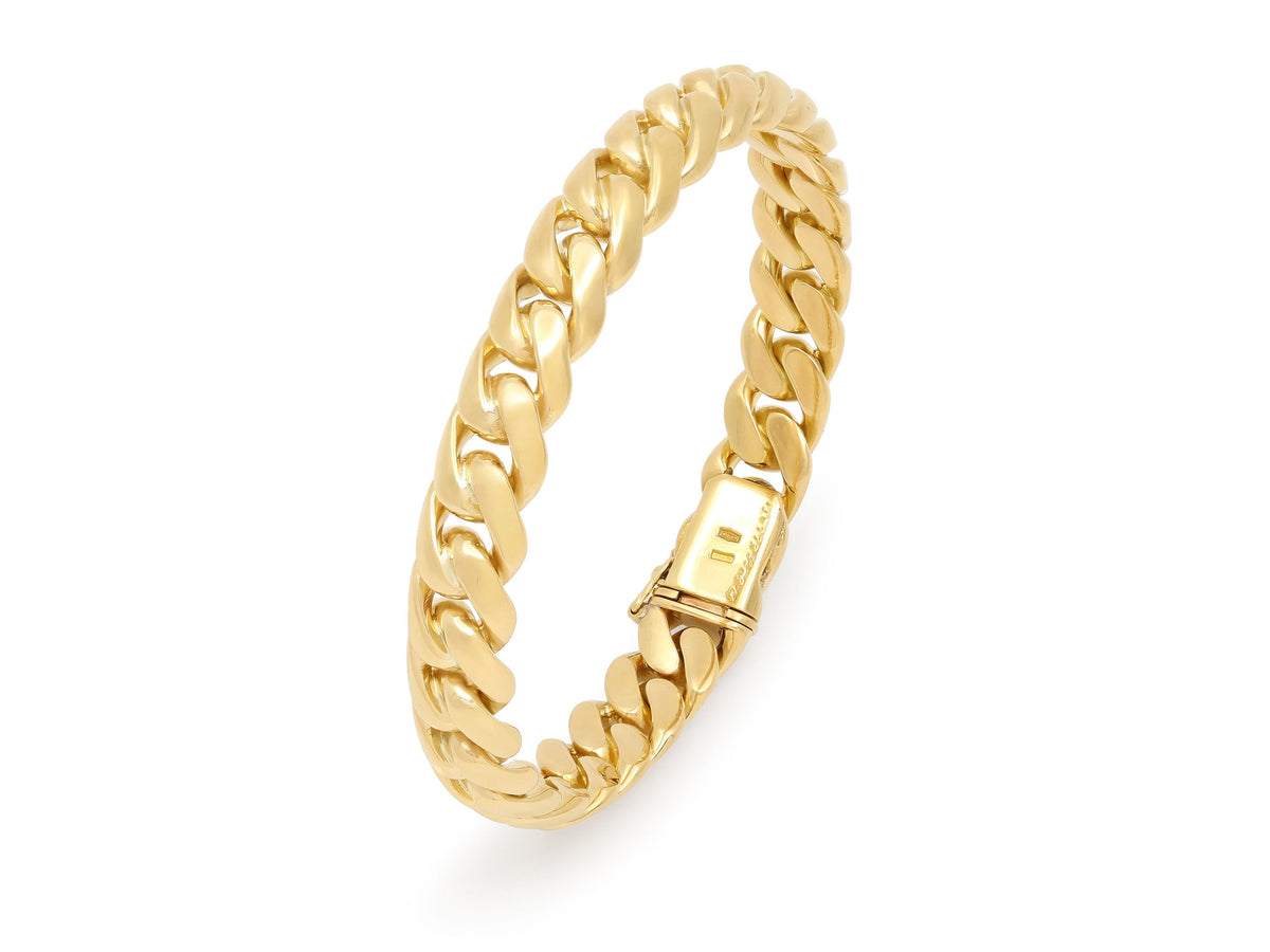 Pulsera de eslabones curb de M. Buccellati en oro de 18 quilates