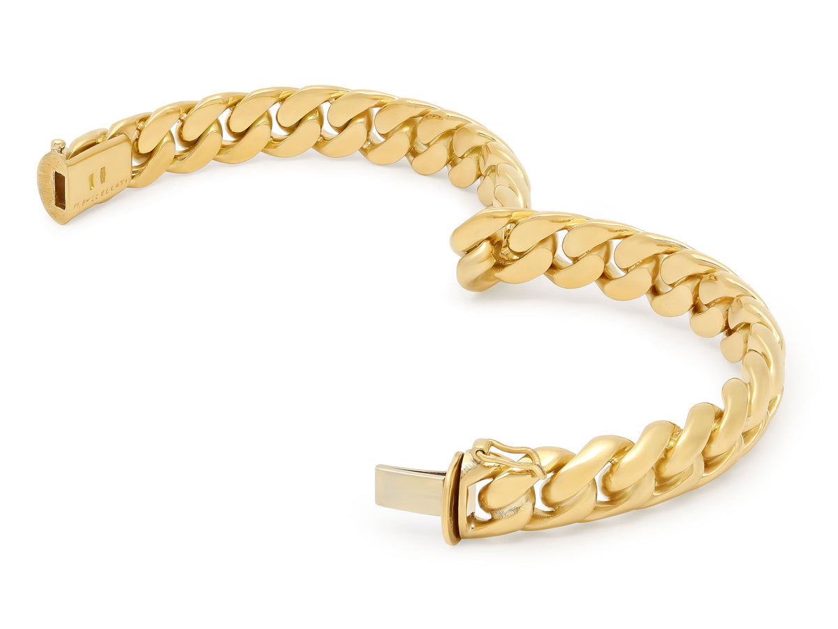 Pulsera de eslabones curb de M. Buccellati en oro de 18 quilates