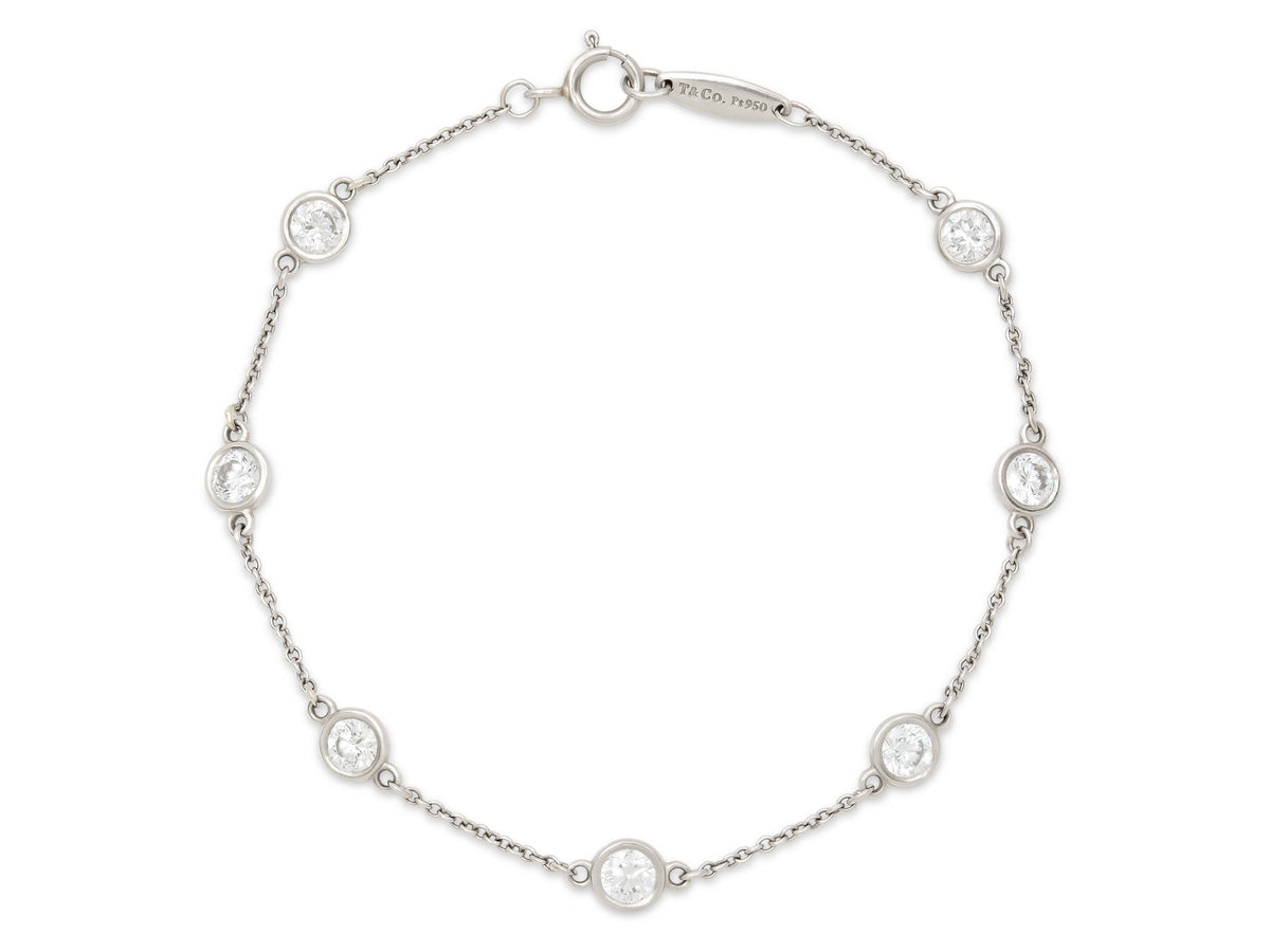Pulsera 'Diamantes a la Vista' de Tiffany & Co. Elsa Peretti en Platino