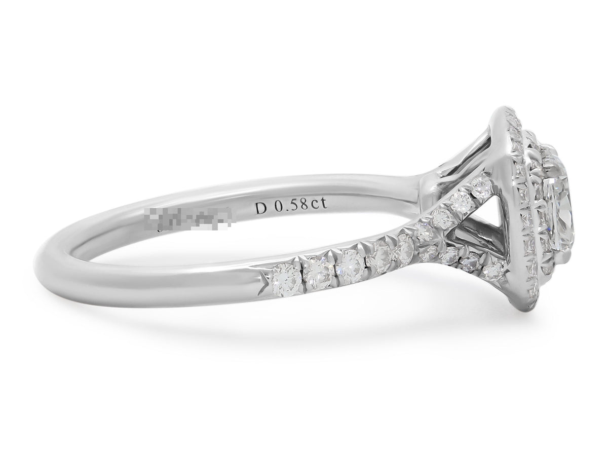 Anillo de Diamante 'Soleste' de Tiffany & Co. en Platino