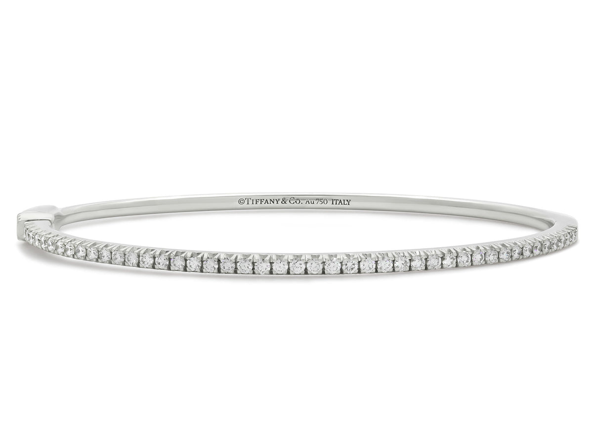 Tiffany & Co. Pulsera 'Metro' de Diamantes en Oro Blanco de 18K